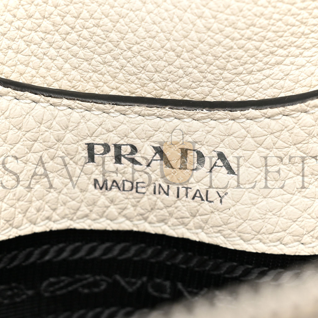 PRADA VITELLO DAINO TOP HANDLE WHITE (33*29*13cm)